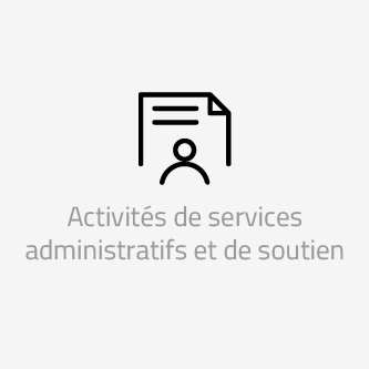 Activités de services administratifs et de soutien